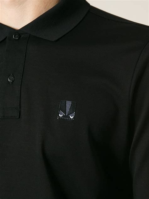 fendi monster polo shirt|fendi polo shirt men's.